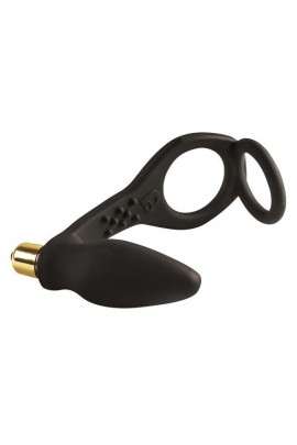 Anal vibratingrock with an erection ring ROCKS OFF RO-ZEN for men