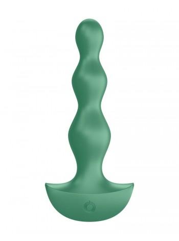 Анальний стимулятор-намистини з двома моторами Satisfyer Lolli-Plug 2 Green
