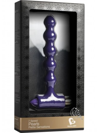 Anal Vibrator Rocks Off Petite Sensations - Pearls Purple