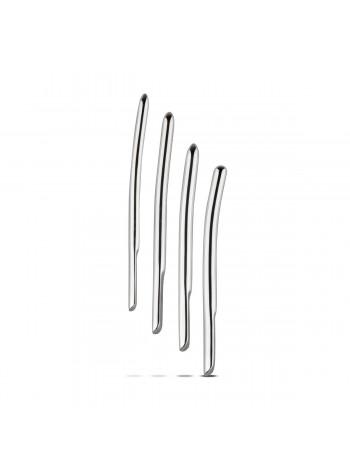 Set of Urethral Stimulants Sinner Gear Unbendable - Single Ended 4 Pieces, diameters 9,10,11,12 mm