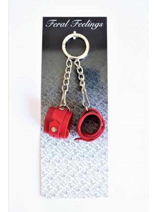 Брелок Наручники Красный