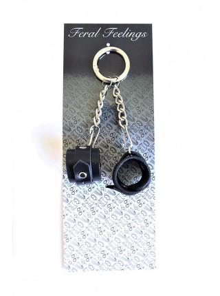 Брелок Наручники Черный