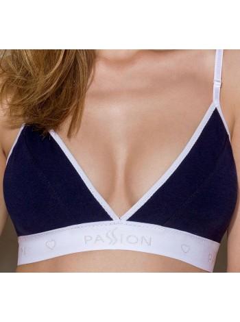Спортивний топ із подвійними бретелями Passion PS007 TOP navy blue, size L