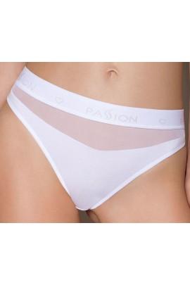 Трусики с прозрачной вставкой Passion PS006 PANTIES white, size S
