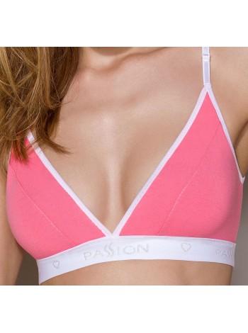 Спортивний топ із подвійними бретелями Passion PS007 TOP pink, size L