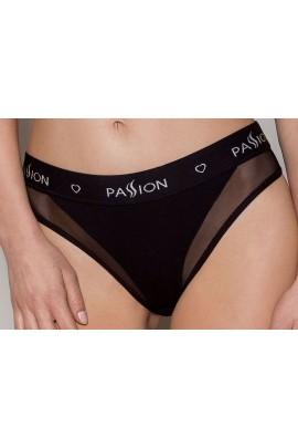 Трусики с прозрачной вставкой Passion PS002 PANTIES black, size XL