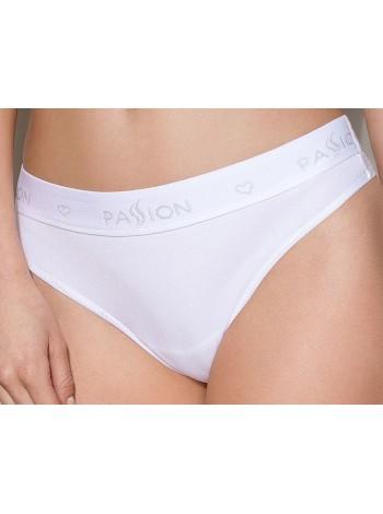 Трусики-бразиліана з бавовни Passion PS005 PANTIES white, size M