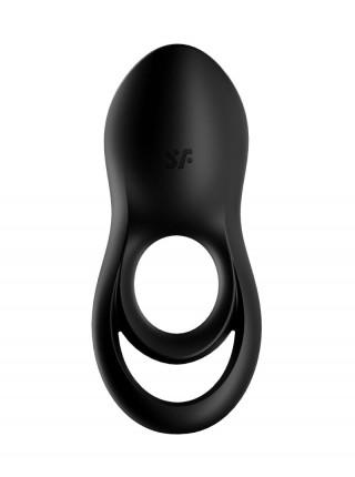 Erection ring with Satisfyer Legendary duo vibration for a member and scrotum