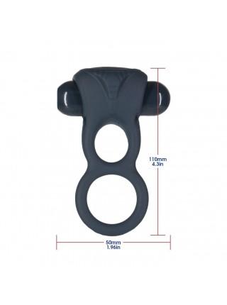 Double erection ring with vibration Lux Active -triad - Vibrating Dual Cock Ring, Remote DC