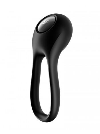 Erection ring with vibration Satisfyer Majestic duo for a member and scrotum