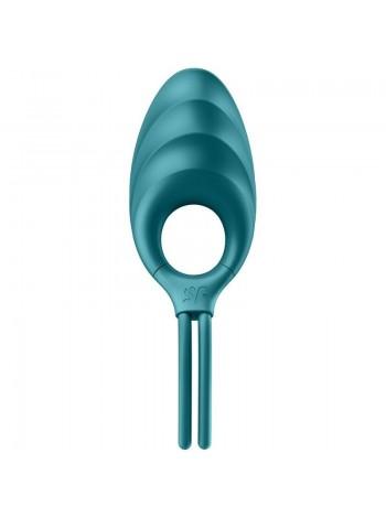 Erection vibrous-lane Satisfyer Swordsman Green, strong fixation, 10 modes, powerful motor