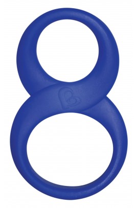 Эрекционное кольцо для члена и мошонки Rocks Off 8 Ball Blue