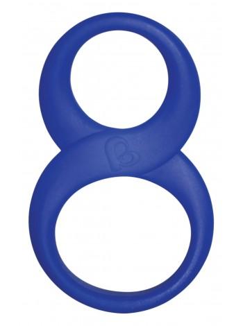 Эрекционное кольцо для члена и мошонки Rocks Off 8 Ball Blue