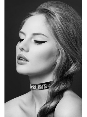 Choker with Bijoux Pour Toi - Slave, Genuine Leather