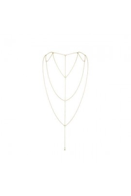 Bijoux Indiscrets Magnifique Back And Cleavage Chain - Gold