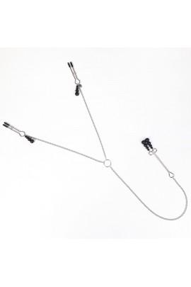 Clamp for nipples and clitoris Art of Sex - Nipple and clit Clamps Black Pearl