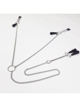 Clamp for nipples and clitoris Art of Sex - Nipple and clit Clamps Black Pearl