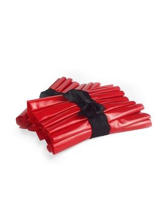 Плісовані манжети на руки Art of Sex - Eva, колір червоний