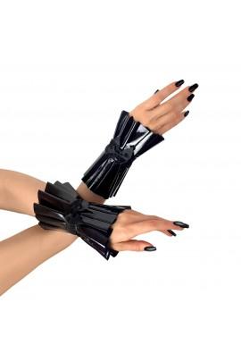 Плиссированные манжеты на руки Art of Sex - Eva, цвет черный