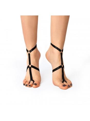 Choker on 2 legs art of sex - steelia, color black