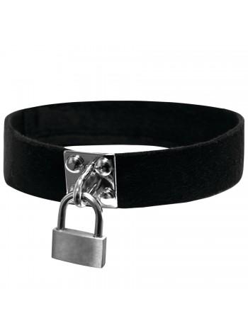 Cheer on Velcro with SEX AND MISCHIEF - Lock & Key Collar.