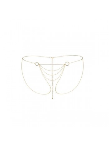 Цепочка-трусики Bijoux Indiscrets Magnifique Bikini Chain - Gold