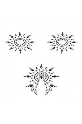 Decoration on nipples and vulva from Petits Joujoux Gloria Set of 3 - Black