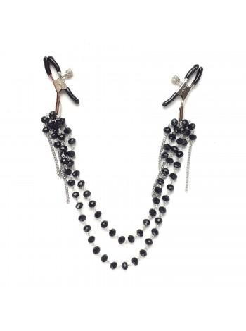 Зажимы для сосков Art of Sex - Nipple clamps Sexy Jewelry Black