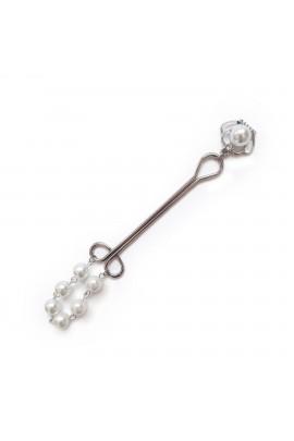 Зажим для клитора Art of Sex - Clit Clamp Royal Pearls