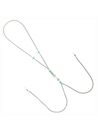 Прикраса для сосків Art of Sex - Nipple Clamps Arrow, колір м'ятний