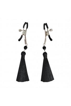 ART SEX OCK Clamp - Nipple Clamps Black Tassels