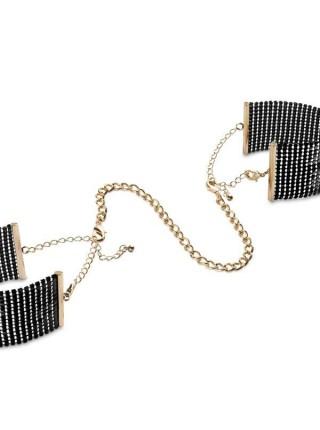 Наручники Bijoux Indiscrets Desir Metallique Handcuffs - Black, в подарунковій упаковці