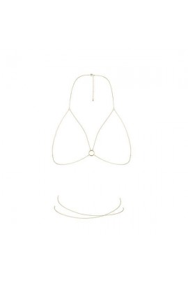 Bijoux Indiscrets Magnifique BRA CHAIN тАЛтАЛ- GOLD