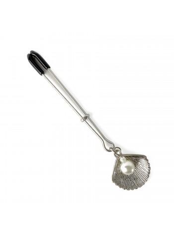 Зажим для клитора Art of Sex - Clit Clamp Silver Pearl