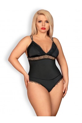 Боди черный Lolitte ХХL Obsessive
