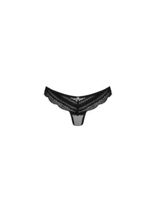 Translucent panties with Obsessive Ivannes Panties Black 2xl/3xl Suspension, Black