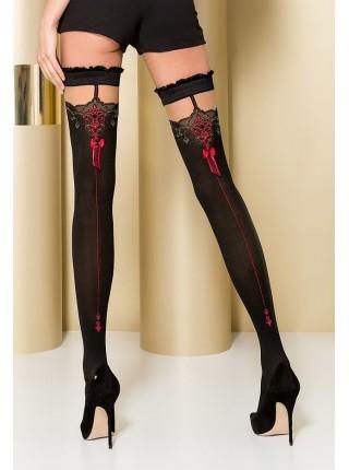 Stockings ST100 3/4 RED - Passion