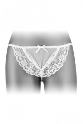 Трусики-стрінги з перловою ниткою Fashion Secret KATIA White