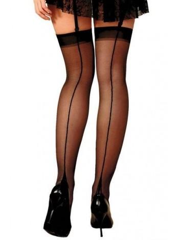 Чулки Anne De Ales FLORA T2 Black