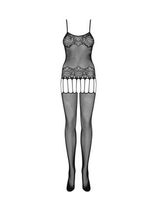 Bodistology ObsESSIVE BODYSTOKING F235 S/M/L, thin subdivisions ' lanes, gentle decor, mesh
