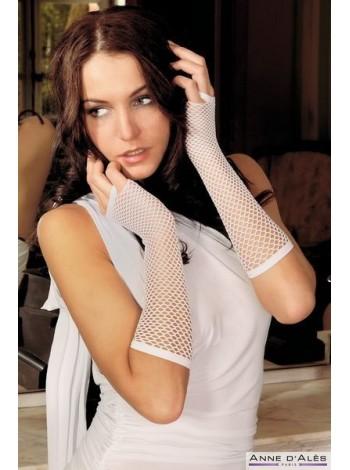 Мітенки сітка Anne De Ales White