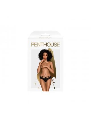 Penthouse Penthouse Adore me s/m black, flower lace, thin straps, bows