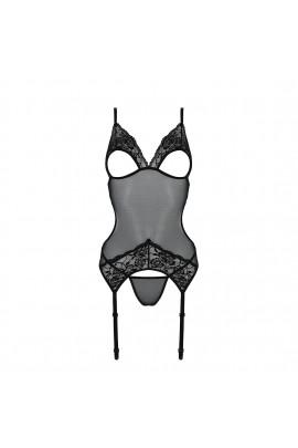 Corset with Podv ' Ladies and Openwork bodice of Christa Corset Black XXL/XXXL - PASSION, TRENS IN THE CONNECT