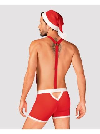 Male erotic costume Santa Claus Obsessive Mr Claus 2xl/3xl, Boxers on Sleeping, Hat with