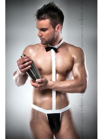 Чоловічий еротичний костюм офіціанта Passion 021 BODY L/XL: відверте боді