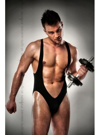 Male Body with a very deep neckline Passion 011 Body Black L / XL