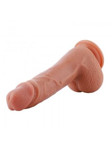 Ультрареалистичный фаллоимитатор для секс-машин Hismith 8.3″ 2-layers Silicone Flesh Dildo, двухслой