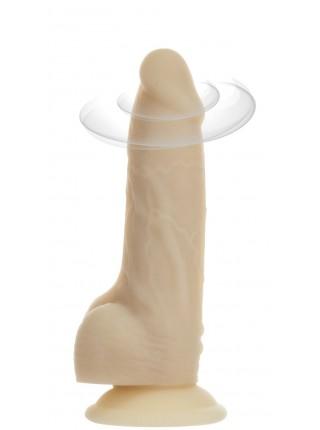 Фалоімітатор з вібрацією та ротацією Naked ADDICTION Chris 7″ Rotating & Vibrating Dong, пульт ДК