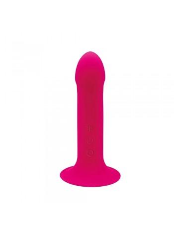 Двошаровий ділдо з вібрацією Adrien Lastic Hitsens 2 Pink, відмінно для страпона, макс діаметр 4 см,