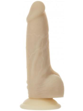 Фаллоимитатор с вибрацией и ротацией Naked ADDICTION Chris 7″ Rotating & Vibrating Dong, пульт ДУ